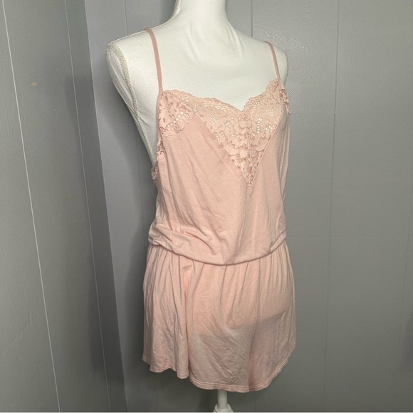 Victoria’s Secret Pink Lace Romper Balletcore Soft Girl Aesthetic – Size Small - Picture 4 of 8